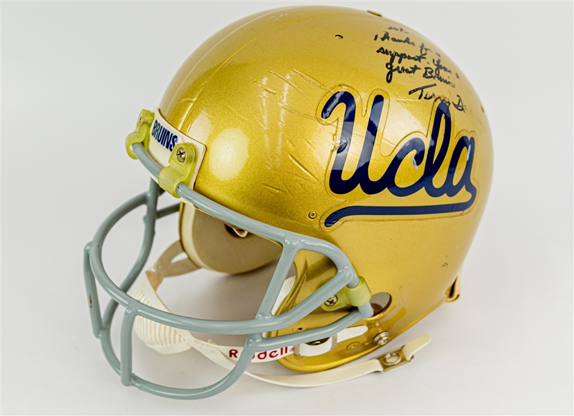 1992 Terry Donahue UCLA Bruins Signed Trophy Helmet (MEARS LOA/JSA)