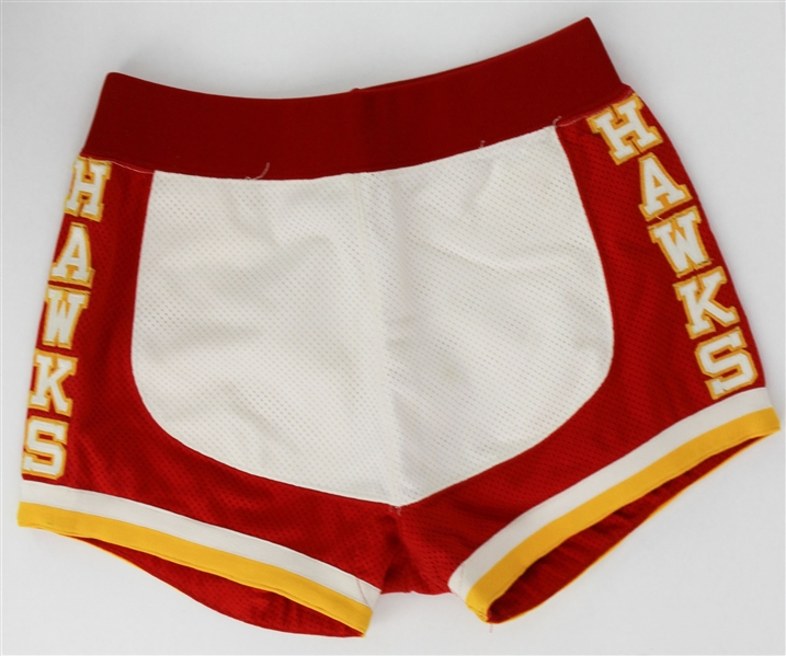 1981-82 Rory Sparrow Atlants Hawks Game Worn Home Uniform Shorts (MEARS LOA)