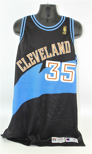 1996-97 Danny Ferry Cleveland Cavaliers Game Worn Road Jersey (MEARS A10)