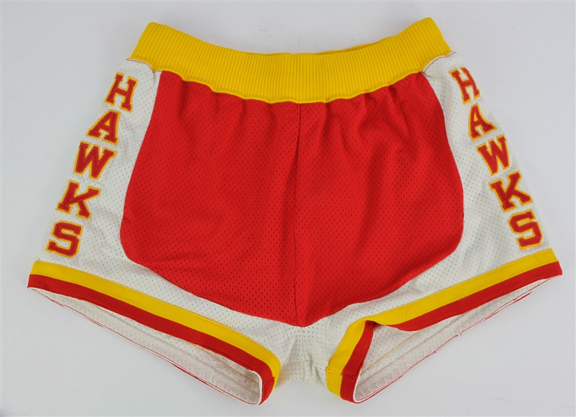 1979-82 Dan Roundfield Atlanta Hawks Game Worn Road Uniform Shorts (MEARS LOA)
