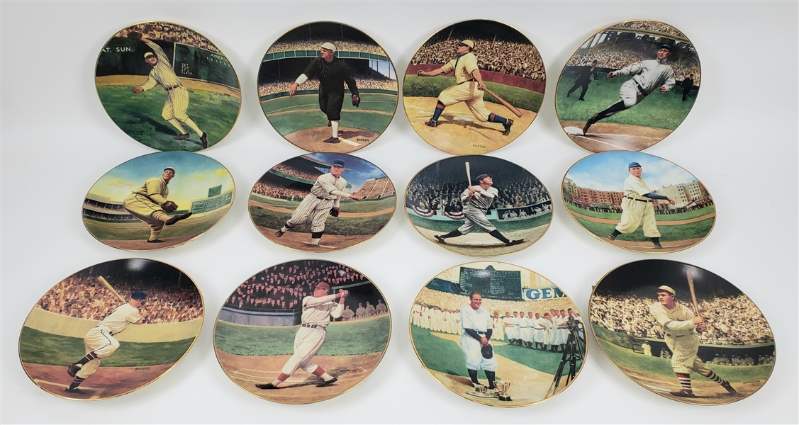 1980s-1990s Baseball, Football, Basketball 4” to 8” Plates (Lot of 100+)