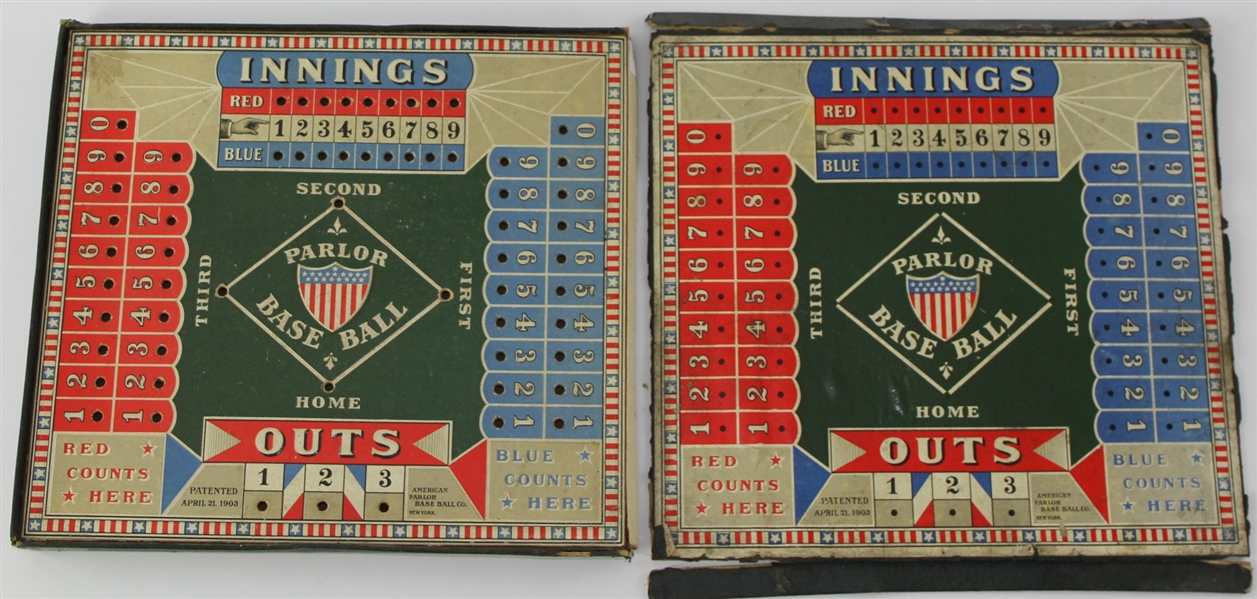 1903 American Parlor Baseball Table Top Game 