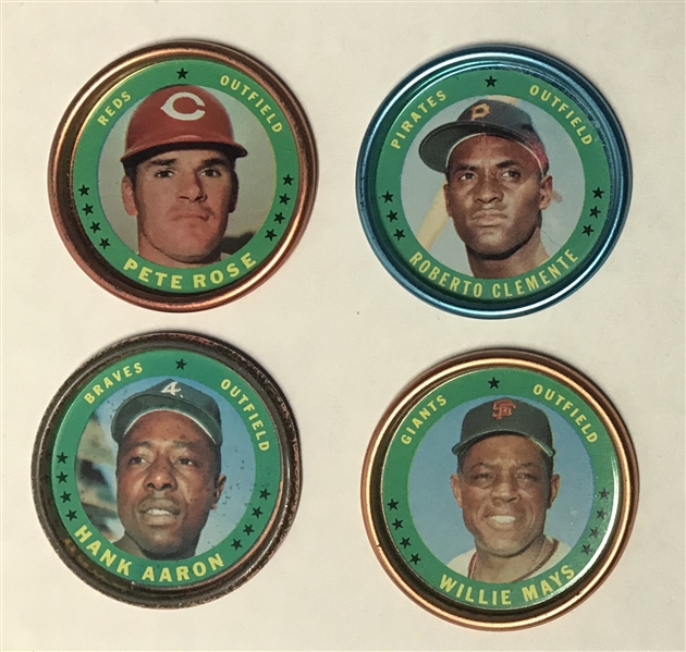 1971 Topps Baseball Trading Coins - Complete Set of 153