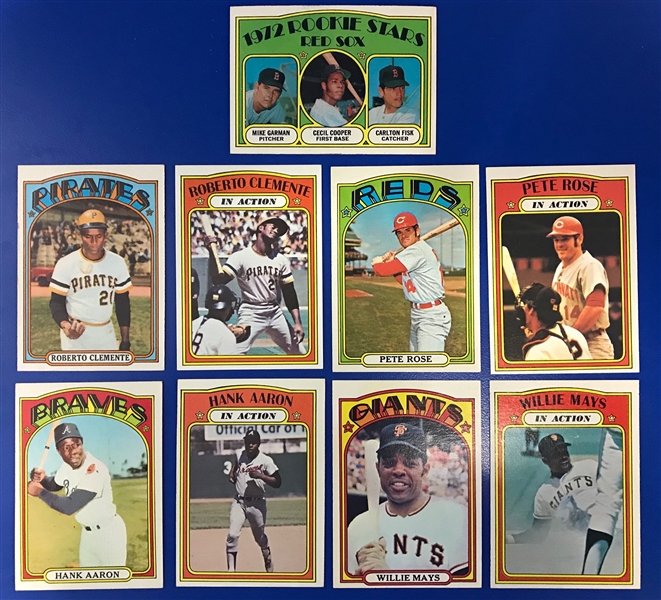 1972 Topps Baseball Trading Cards - Complete Set of 787