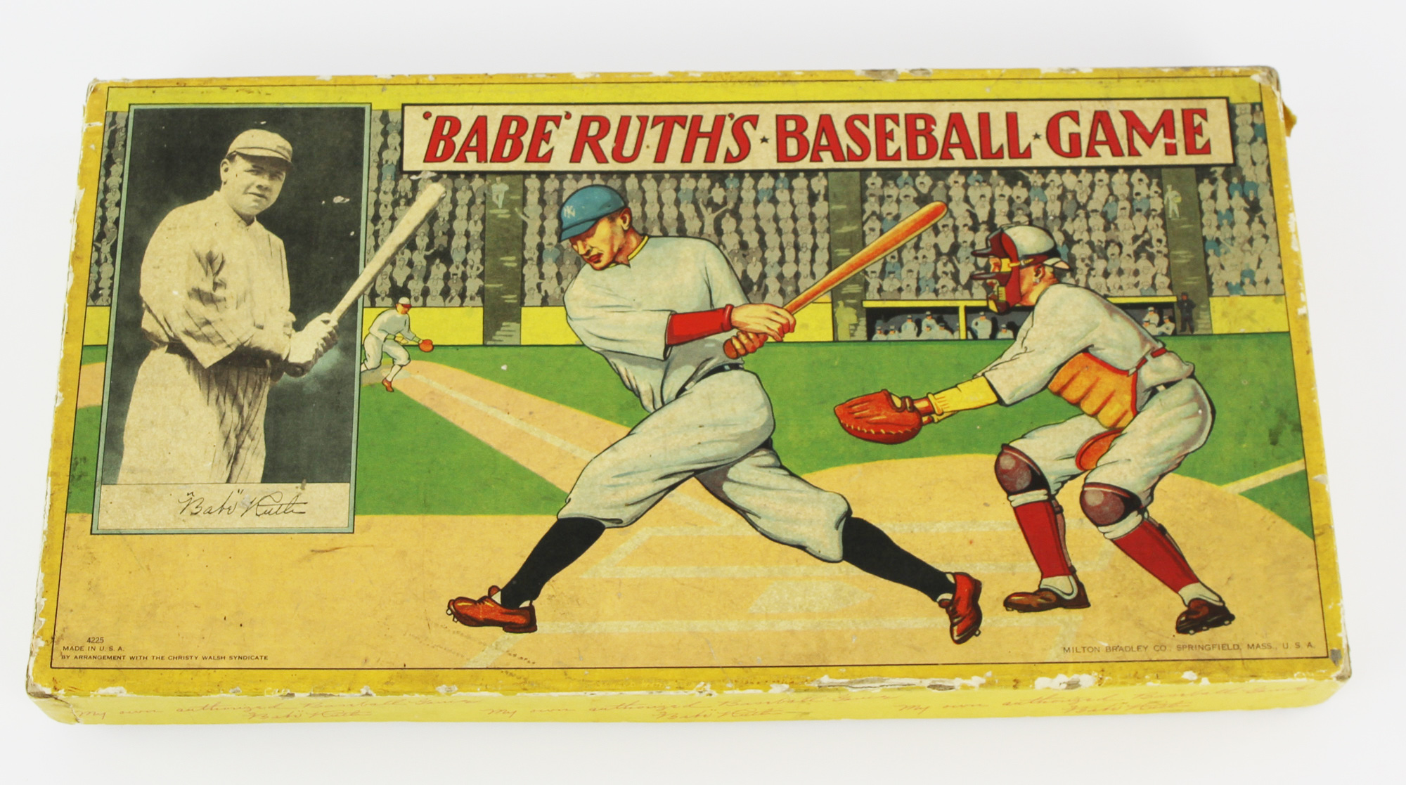 Lot Detail 1936 Babe Ruths Milton Bradley Baseball Board Game