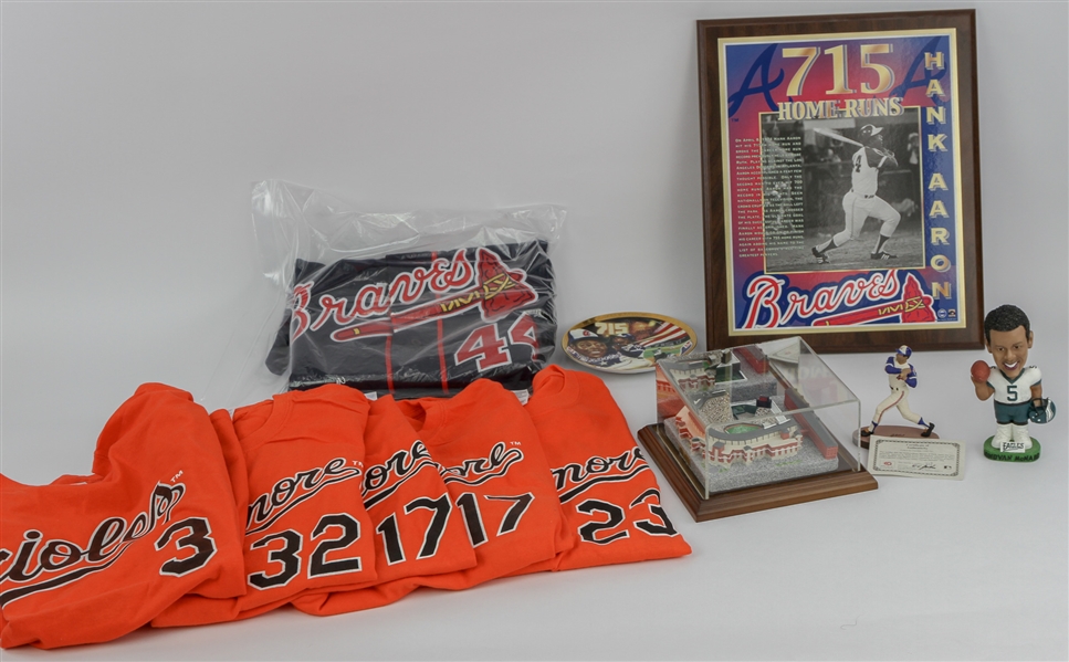1950s-2000s Baseball 8x10 Photos, Pennants, T-shirts, & more (Lot of 55+)