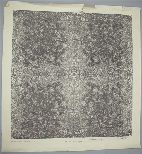 Kyle Lind "The Sacred Snowflake" 34" x 36" Print 
