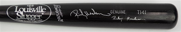 1990 Rickey Henderson Oakland Athletics Signed Louisville Slugger Professional Model Bat (MEARS A5/JSA)