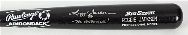 1980s Reggie Jackson New York Yankees Signed Rawlings Adirondack Bat (JSA)
