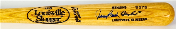 1980s Johnny Bench Cincinnati Reds Signed Louisville Slugger Bat (JSA)