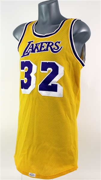 1979-85 Magic Johnson Los Angeles Lakers Home Jersey (MEARS A5)