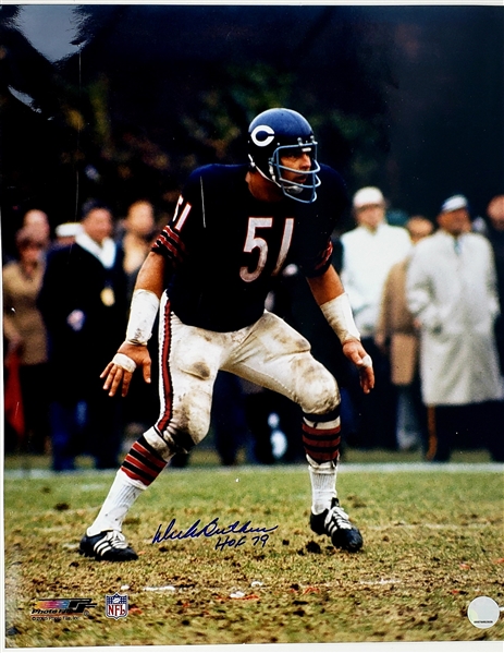 1965-1973 Dick Butkus Chicago Bears Signed 16x20 Photo (JSA)