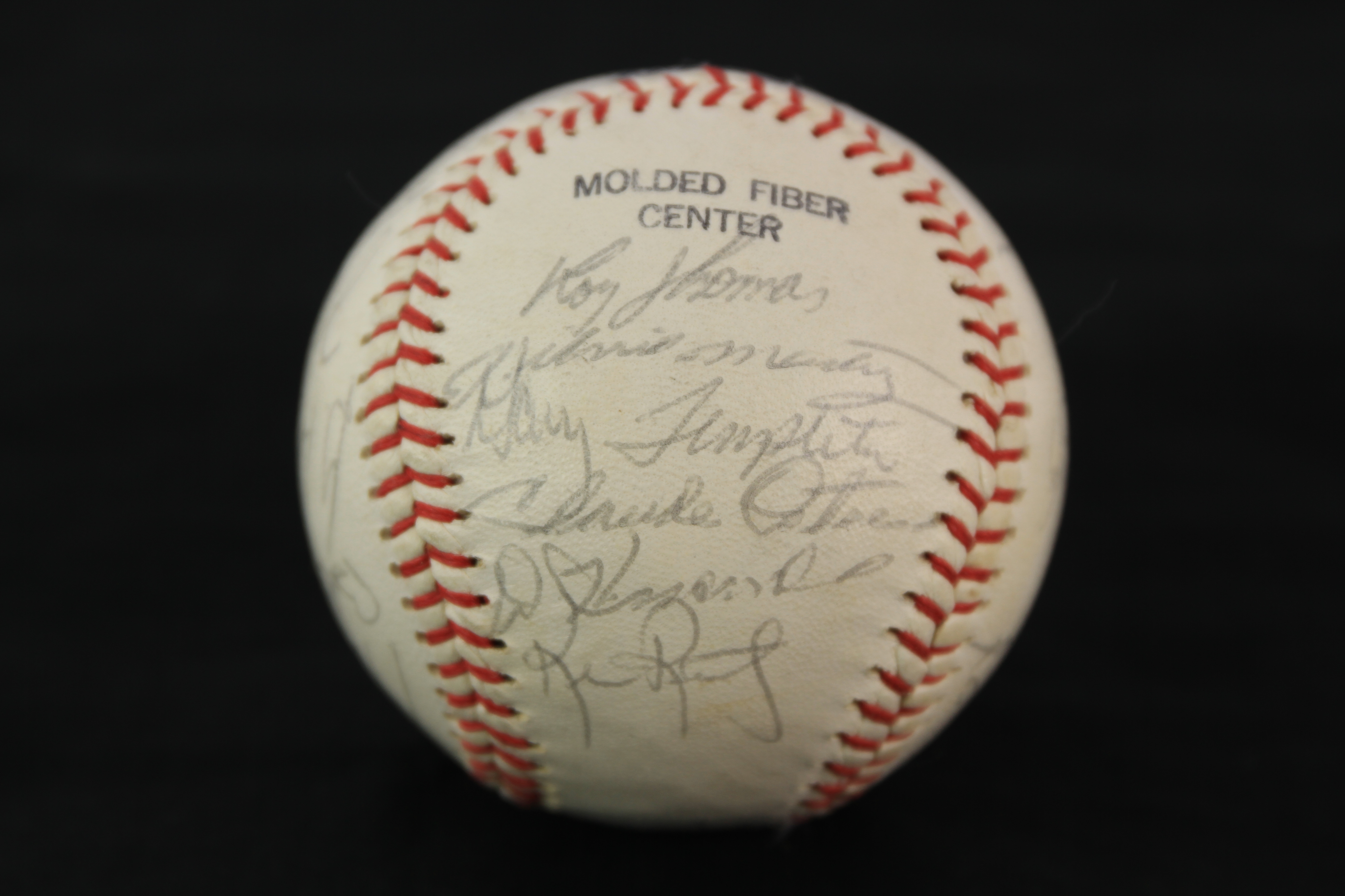 Lot Detail - 1979 St. Louis Cardinals Team Signed Baseball w/ 25 Signatures Including Lou Brock ...