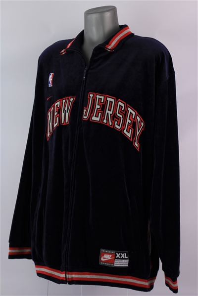 2001-08 Richard Jefferson New Jersey Nets Warm Up Jacket (MEARS LOA)