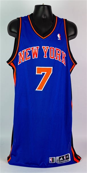2010-11 Kelenna Azubuike New York Knicks Road Jersey (MEARS LOA) 