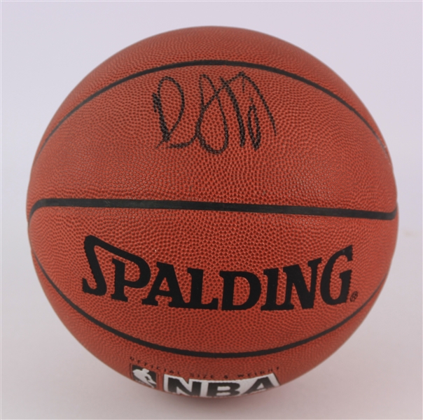 2000s Damon Stoudamire Portland Trail Blazers Signed Basketball (JSA)