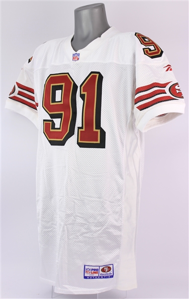 1997 (October 19) Kevin Greene San Francisco 49ers Game Worn Road Jersey (MEARS A7/Team COA)