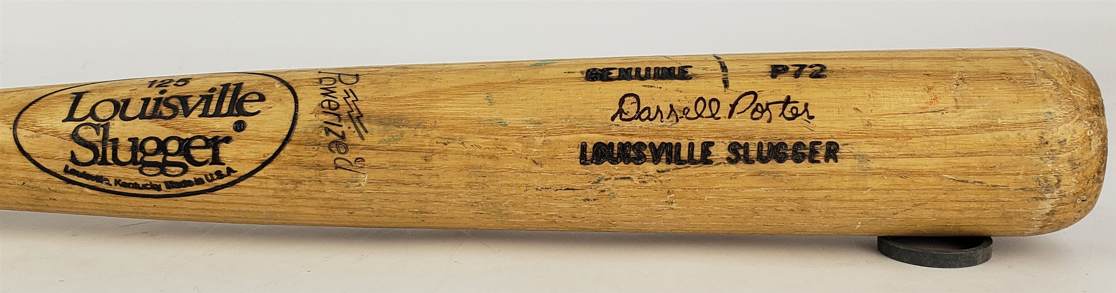 1983-85 Darrell Porter St. Louis Cardinals Louisville Slugger Professional Model Game Used Bat (MEARS LOA)