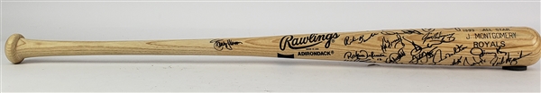 1993 American League All Stars Team Signed Rawlings Adirondack Professional Model Jeff Montgomery All Star Bat w/ 25 Signatures Including Ken Griffey Jr., Cal Ripken Jr. & More (MEARS LOA/JSA)