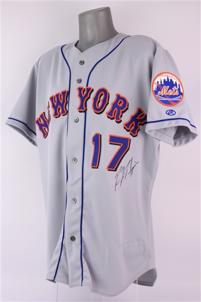 2001 Kevin Appier New York Mets Signed Game Worn Road Jersey (MEARS LOA/JSA)