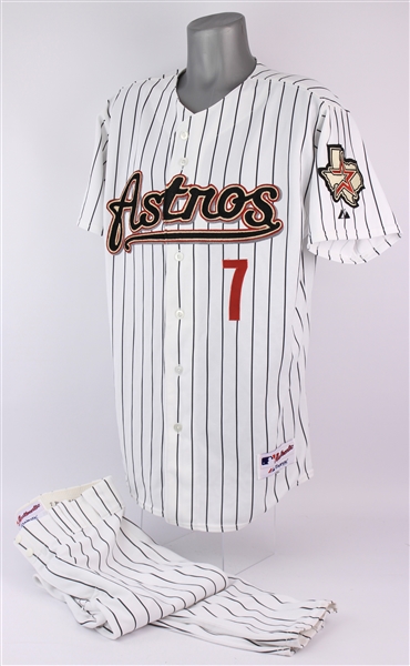 2006 Craig Biggio Houston Astros Signed Home Uniform (MEARS A5)