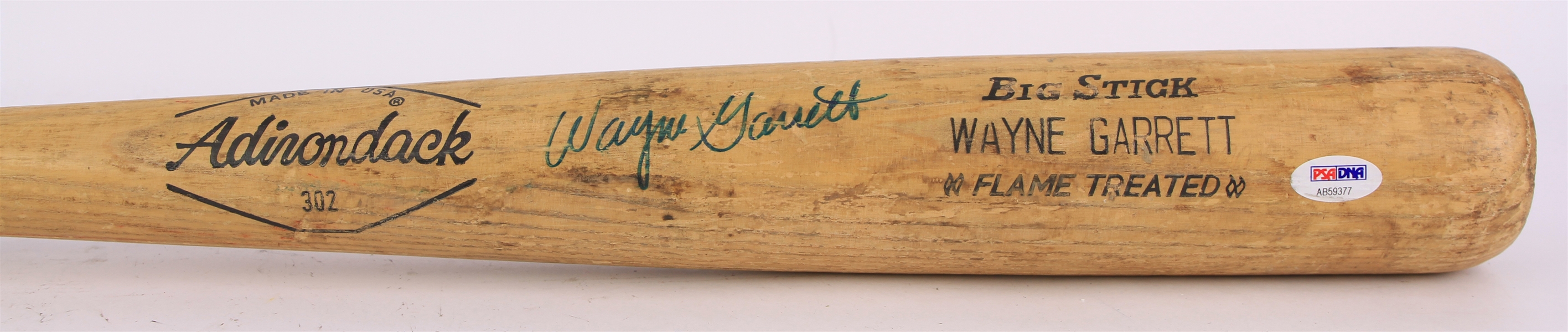 1971-76 Wayne Garrett New York Mets Signed Adirondack Professional Model Game Used Bat (MEARS LOA & PSA/DNA)