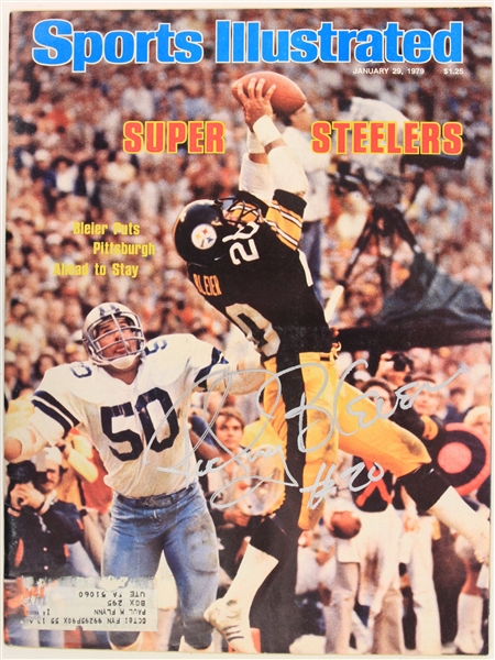 1979 Rocky Bleier Pittsburgh Steelers Signed Sports Illustrated Magazine (JSA)