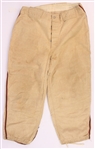 1950s Game Worn Flannel Baseball Uniform Pants (MEARS LOA)