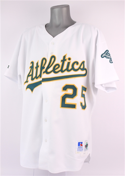 1996 Mark McGwire Oakland Athletics Home Jersey (MEARS A5)