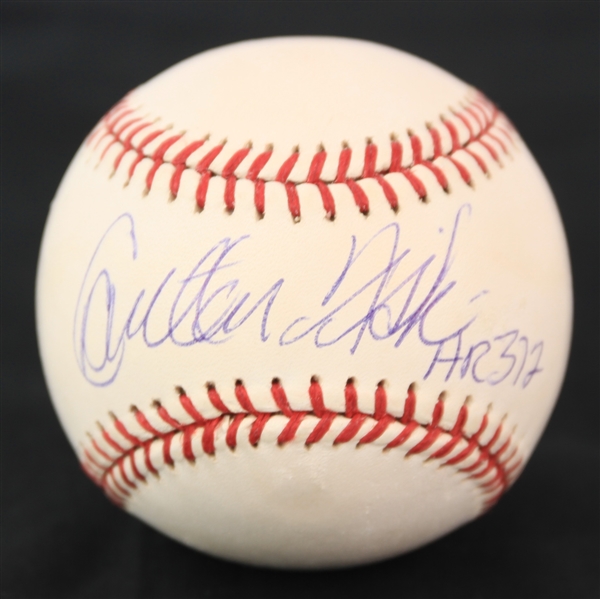 2000s Carlton Fisk Chicago White Sox Signed OML Selig Baseball (JSA)