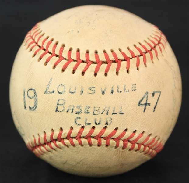1947 Louisville Colonels Team Signed Baseball w/ 19 Signatures (MEARS LOA)