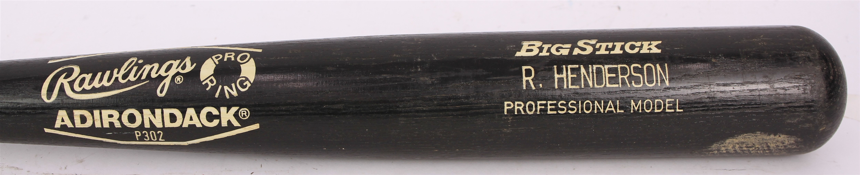 1983-86 Rickey Henderson Athletics/Yankees Rawlings Adirondack Professional Model Bat (MEARS LOA)