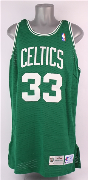 1991-92 Larry Bird Boston Celtics Signed Pro Cut Road Jersey