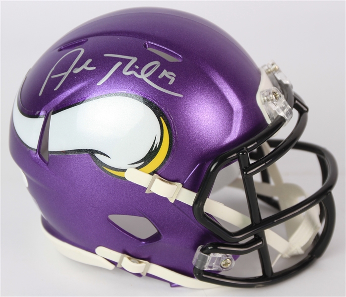 2014-20 Adam Thielen Minnesota Vikings Signed Mini Helmet (*JSA*)