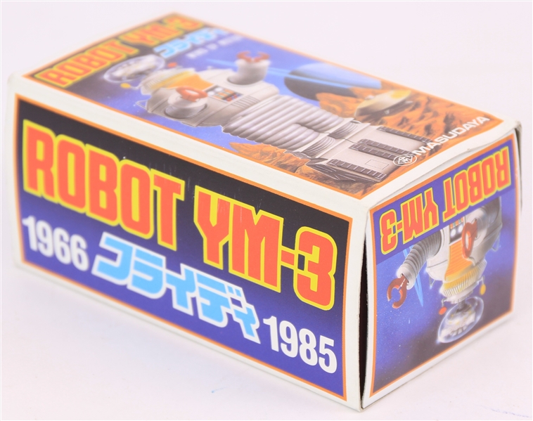 1985 MIB Masudaya Robot YM-3 Wind Up Motor Toy