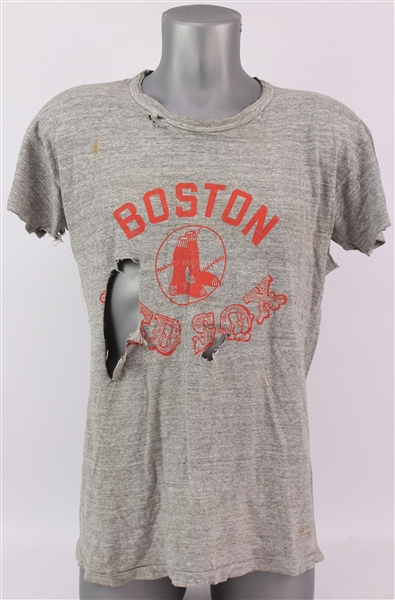 1976-77 Fred Lynn Boston Red Sox Game Worn Undershirt (MEARS LOA)