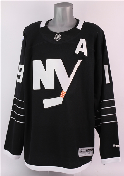 2015-16 Bryan Trottier New York Islanders Signed Jersey w/ Inaugural Season Brooklyn Patch (JSA)