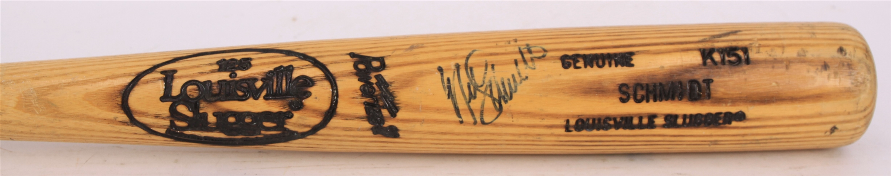 1988-89 Mike Schmidt Philadelphia Phillies Signed Louisville Slugger Professional Model Bat (MEARS A6/JSA)