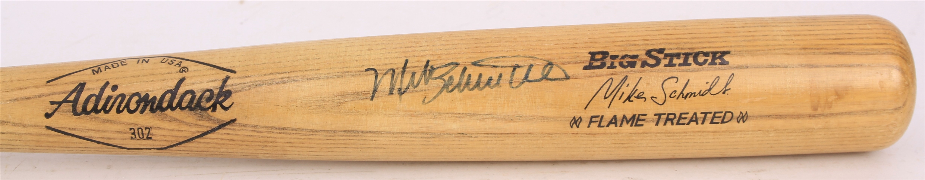1973-79 Mike Schmidt Philadelphia Phillies Signed Adirondack Professional Model Game Used Bat (MEARS A8/*JSA*)