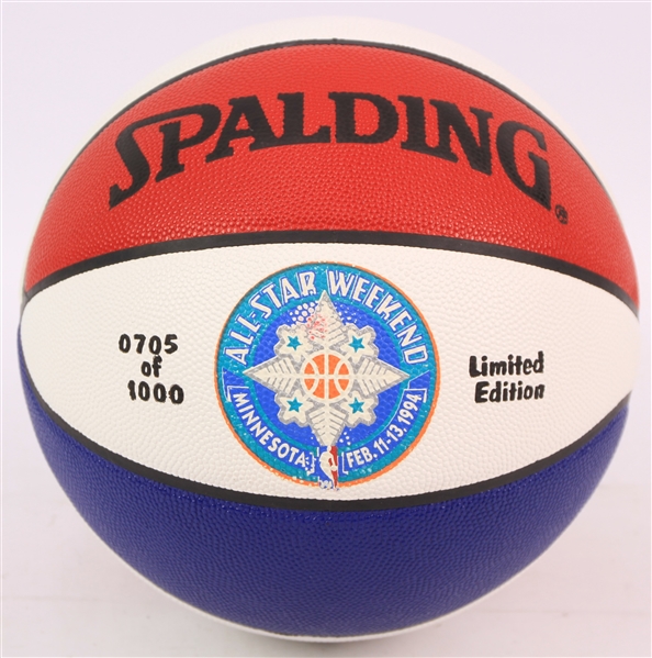 1994 NBA All Star Weekend Red White & Blue Spalding ONBA Stern Commemorative Basketball