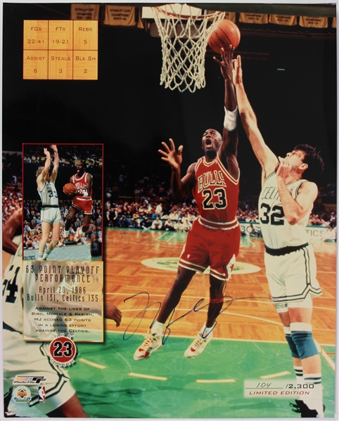 1986 Michael Jordan Chicago Bulls Signed 16x20 Limited Edition Photo (Beckett)