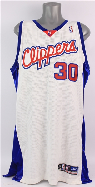 2005-08 Williams #30 Los Angeles Clippers Home Jersey (MEARS LOA)