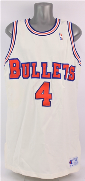 1995-96 Chris Webber Washington Bullets Throwback Jersey (MEARS LOA)