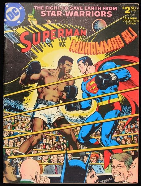 1978 Superman vs. Muhammad Ali DC Comics "The Fight to Save Earth from Star-Warriors"
