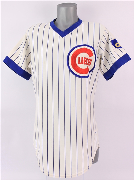 1977 Gene Clines Chicago Cubs Game Worn Home Jersey (MEARS LOA)