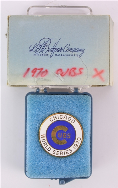 1970 Chicago Cubs World Series 1" Ghost Press Pin