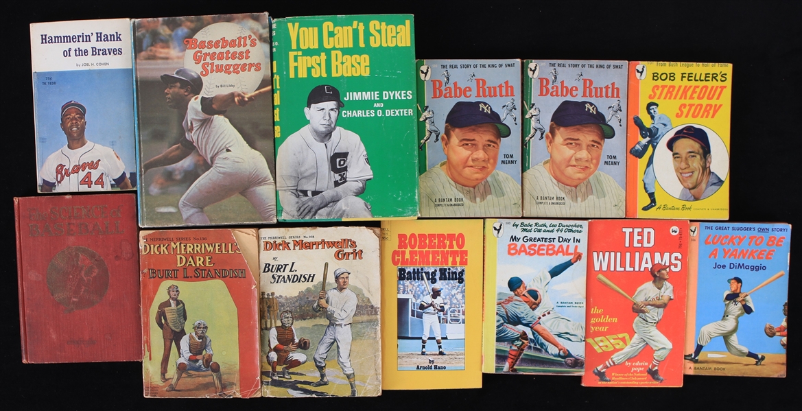 Lot Detail 1904 73 Baseball Book Collection Lot Of 13 W Babe Ruth