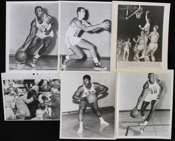 1950s-80s Boston Celtics 8" x 10" Photos - Lot of 11 w/ Sam Jones, John Havlicek, KC Jones & More