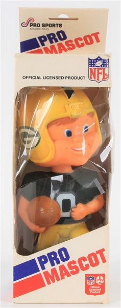 1980s Green Bay Packers MIB Pro Sports Marketing Pro Mascot Bobblehead