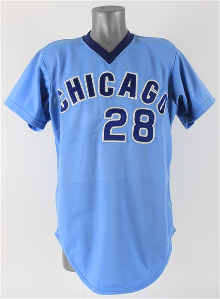 1976 Joe Wallis Chicago Cubs Salesman Sample/Organizational Road Jersey (MEARS LOA)